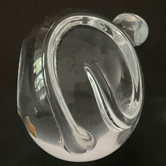 Art Glass Clear Paperweight Mouse - Picture 3 of 6